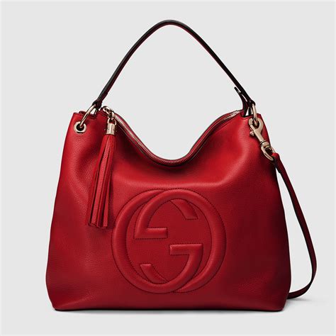 genuine leather gucci purse